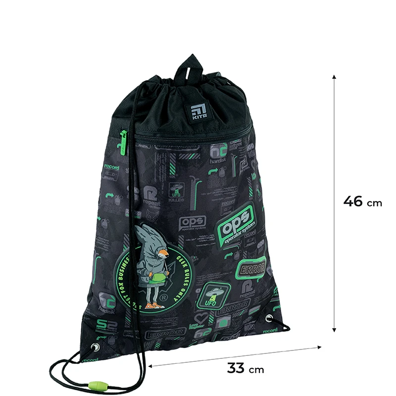 Набір рюкзак + пенал + сумка для взуття Kite 700M Fox Rules, SET_K24-700M-4 16