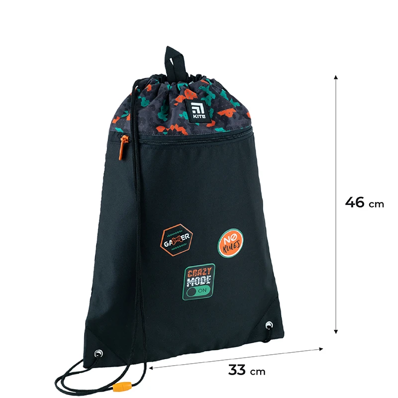 Набор рюкзак + пенал + сумка для обуви Kite 724S Crazy Mode, SET_K24-724S-4 16