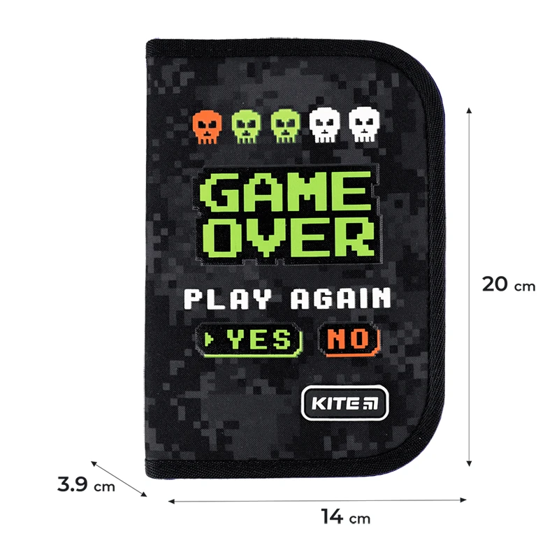 Набір рюкзак + пенал+ сумка для взуття +гам. Kite 531M Game Over, SET_K24-531M-6 21