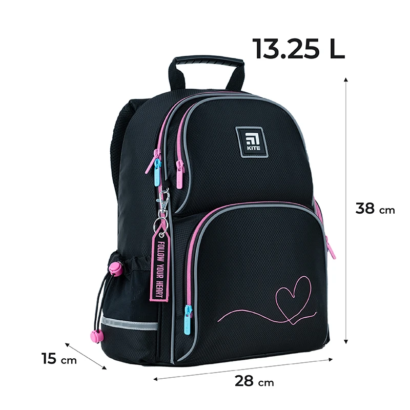 Рюкзак Kite Education 702 (LED) Heart, K24-702M-1 (LED) 3