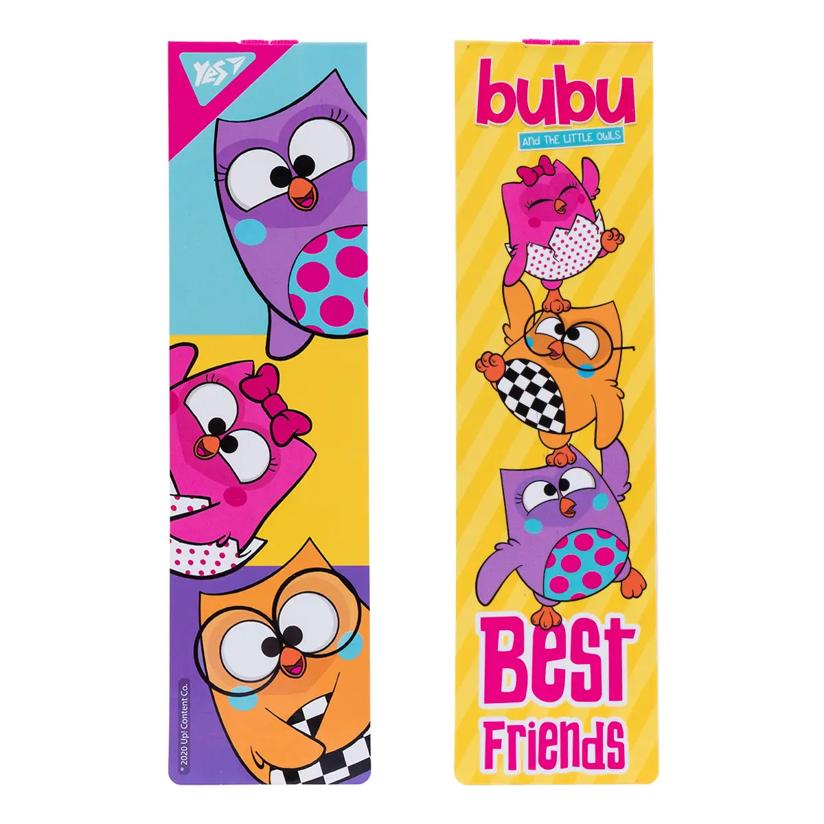 Бумажная закладка YES "Bubu" с фиксатором, 707459 1