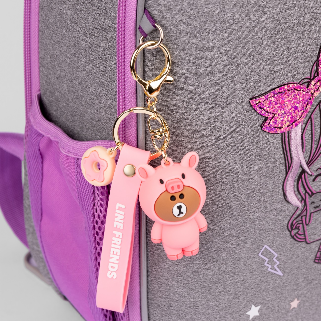 Брелок "Line Friends" Piggy Brown,YES 2