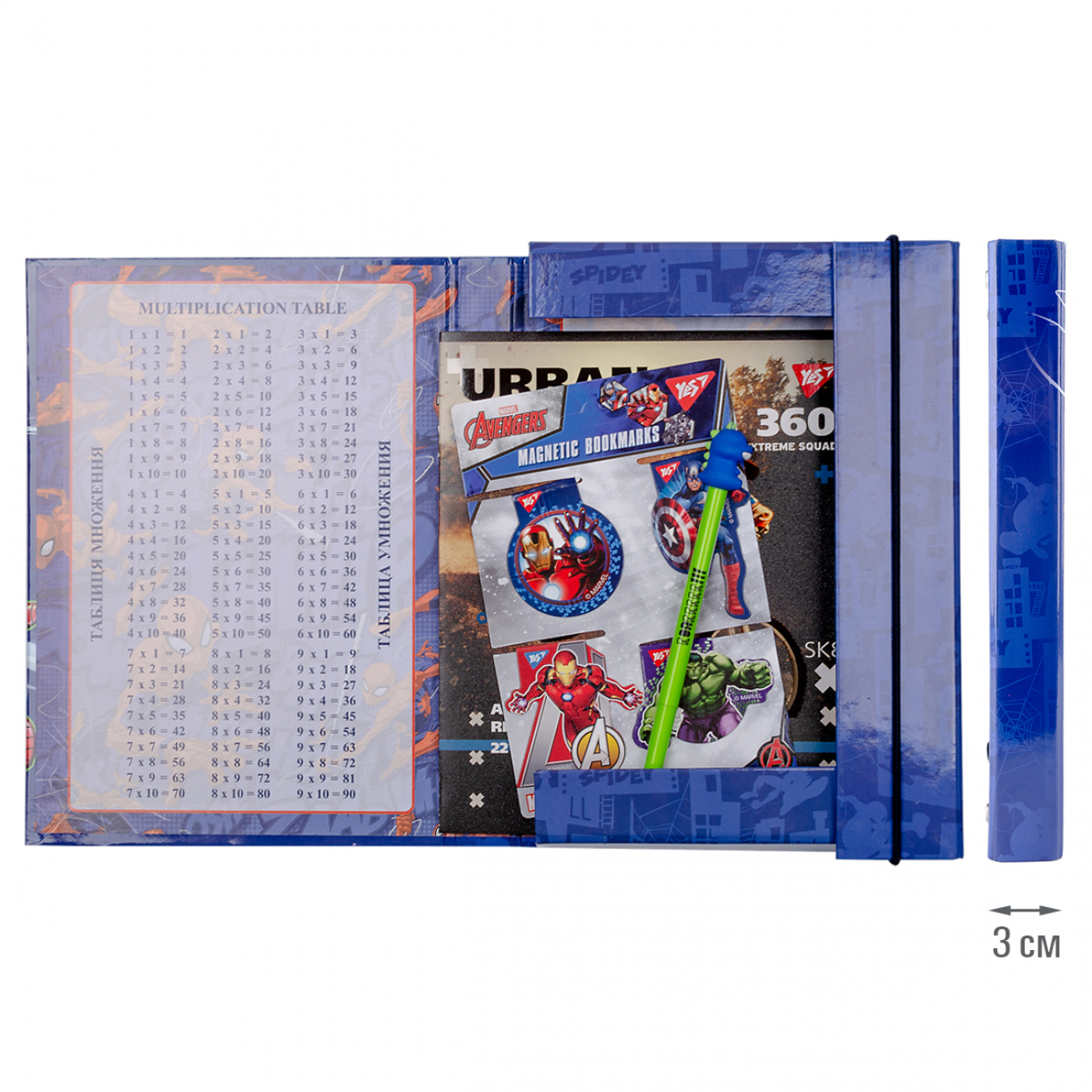Папка для тетрадей картон В5 "Marvel", 491898 Yes 3