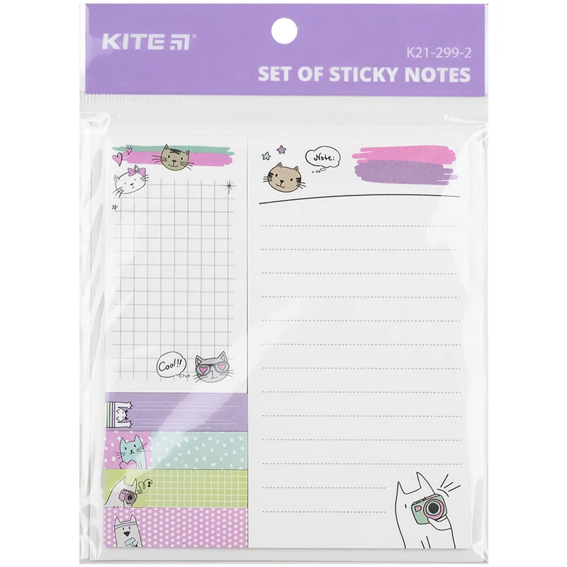 Блок бумаги, клеевой шар, набір Cats, K21-299-2 1