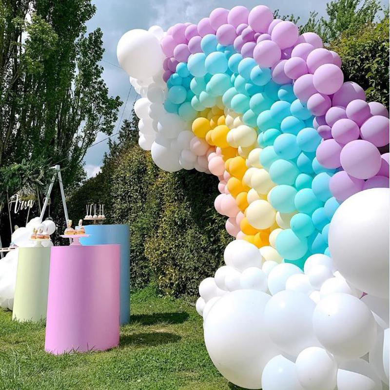 Кулька повітряна латексна 30 см (100) білий, матовий, IDEA7-DL-013 6