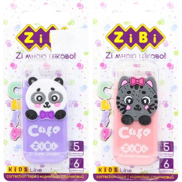 Коректор стрічковий, 5мм*6м, CUTE, ZB.2910