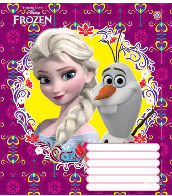 Зошит 12 лін. ЗУ Frozen Portrait -17 (3006) 1