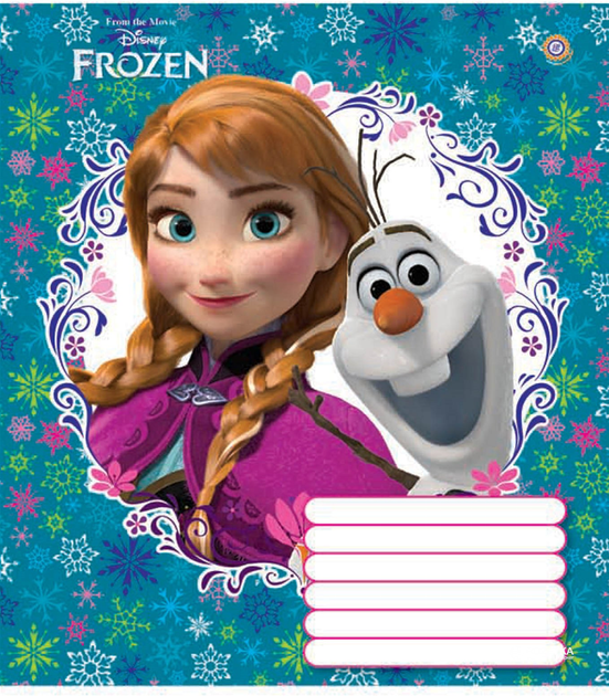 Зошит 12 лін. ЗУ Frozen Portrait -17 (3006) 2