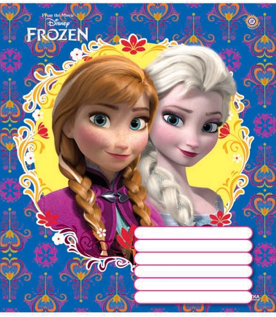 Зошит 12 лін. ЗУ Frozen Portrait -17 (3006) 4