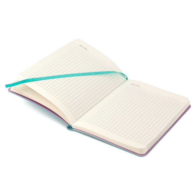 Книга записна Partner Soft Mini Bloom 80кл. 115*160 аквамарин, 8302-18-A 4