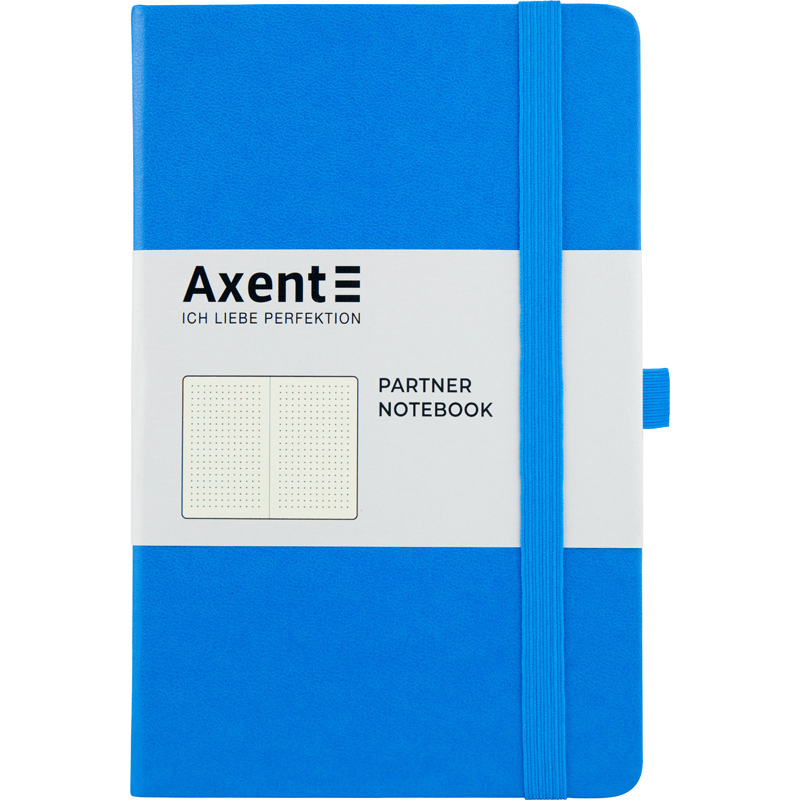 Книга записная Partner 96 л. 125*195, крап., голубая, 8306-07-A