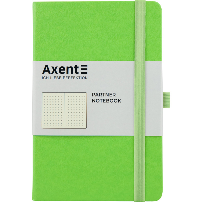 Книга записна Partner 96 арк. 125*195, крап., салатова, 8306-09-A