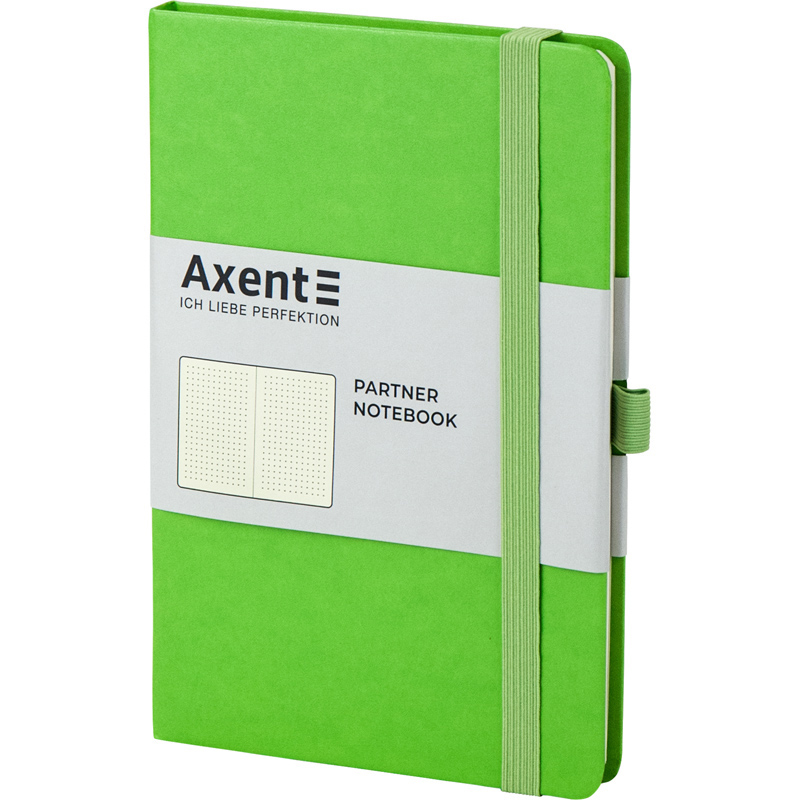 Книга записна Partner 96 арк. 125*195, крап., салатова, 8306-09-A 1