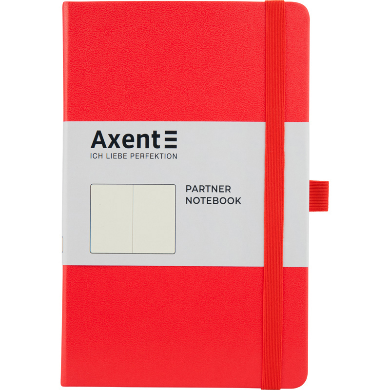 Книга записна Partner 96 арк. 125*195, нелін, червона 8307-05-A