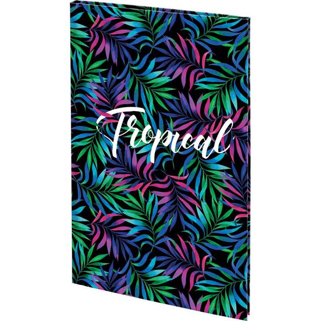 Книга записна Neon Tropics, кліт., тв. обкл. В6 80 арк, 8435-12-A 1