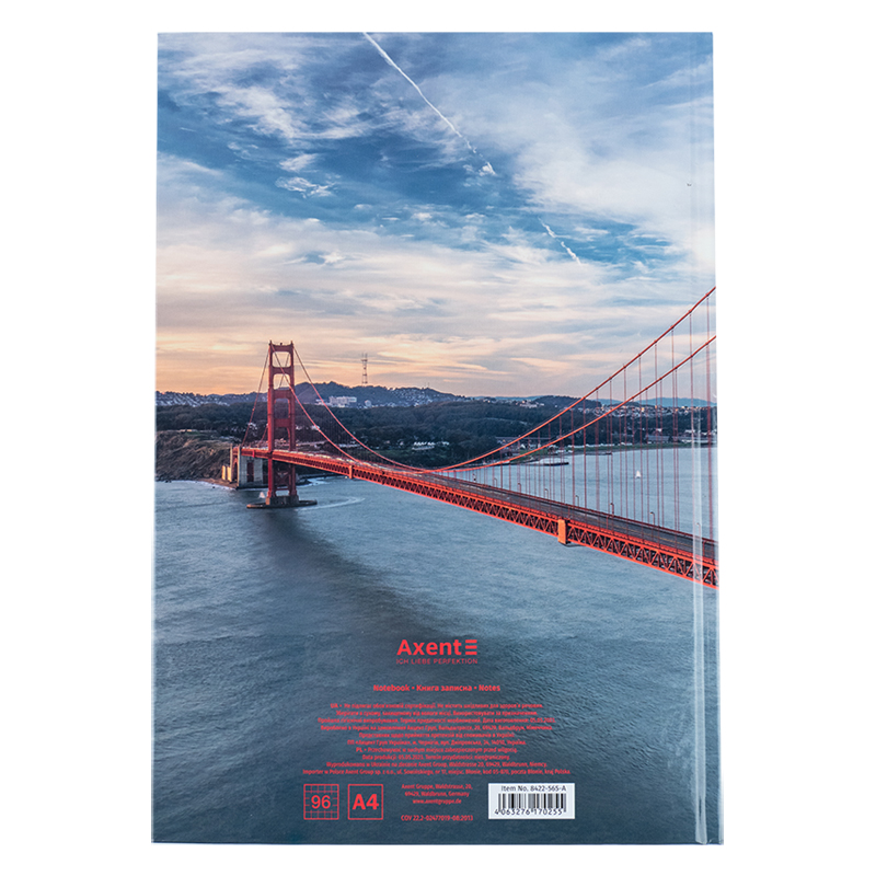 Книга записна Connect А4 96 арк. кл., 8422-565-A 3