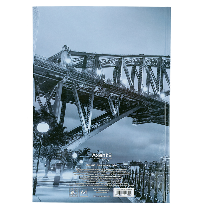 Книга записна Glory А4 96 арк. кл., 8422-566-A 3