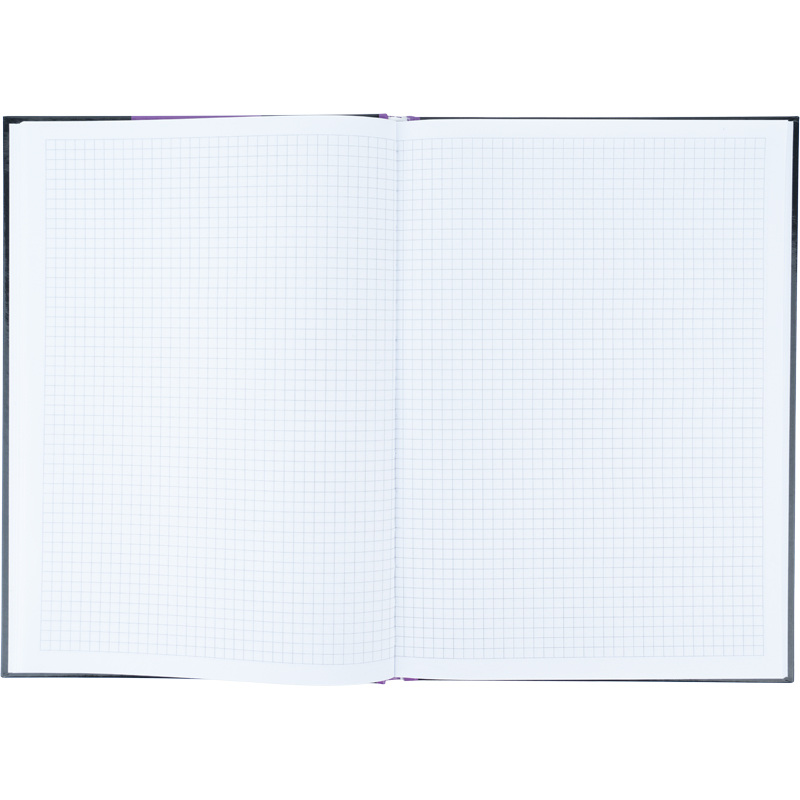 Книга записна Colors А4 80 арк. кл., фіолетова, 8421-07-A 3
