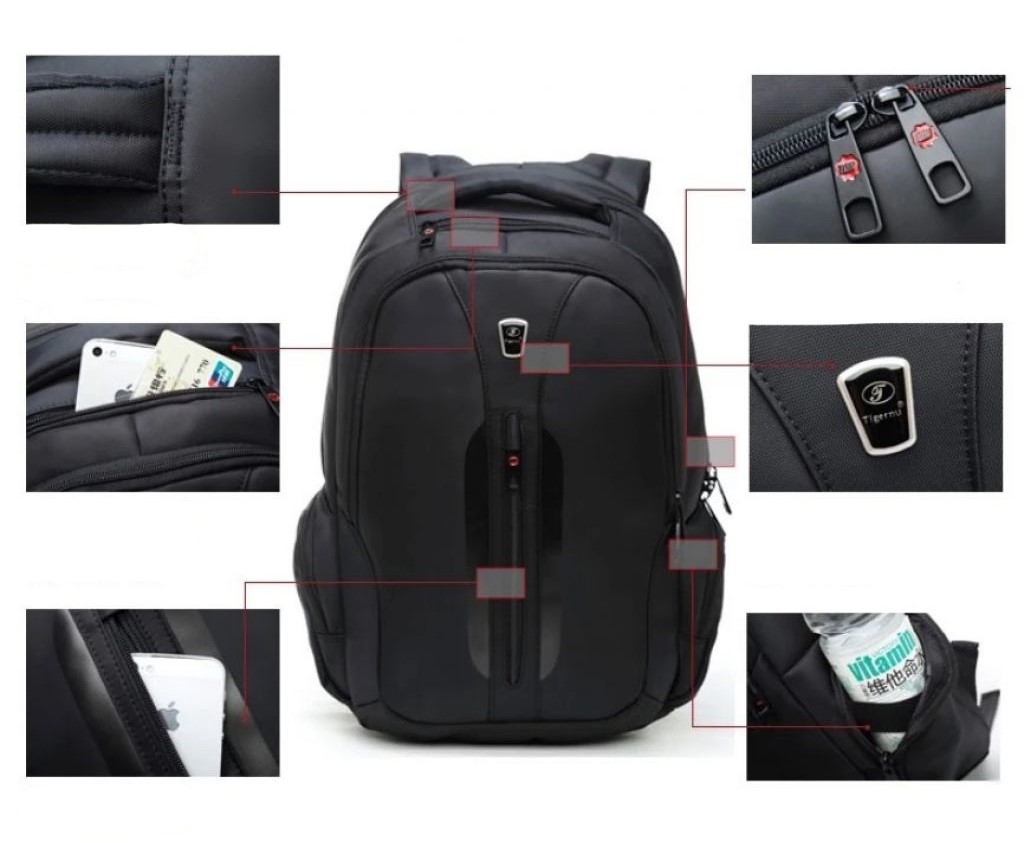 Рюкзак 15.6" Black, Т-В3097 Tigernu 8