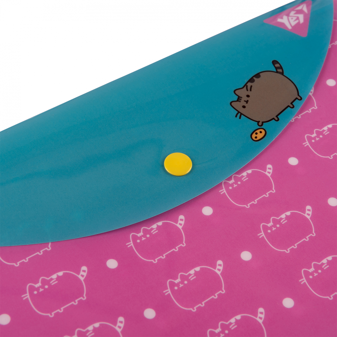 Папка-конверт на кнопке B5 "Pusheen", 492226 Yes 1