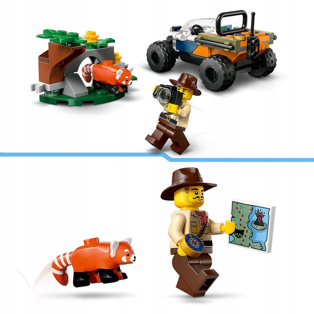Конструктор Lego "Квадроцикл для исследования джунглей "Миссия Красной панды", 60424 4
