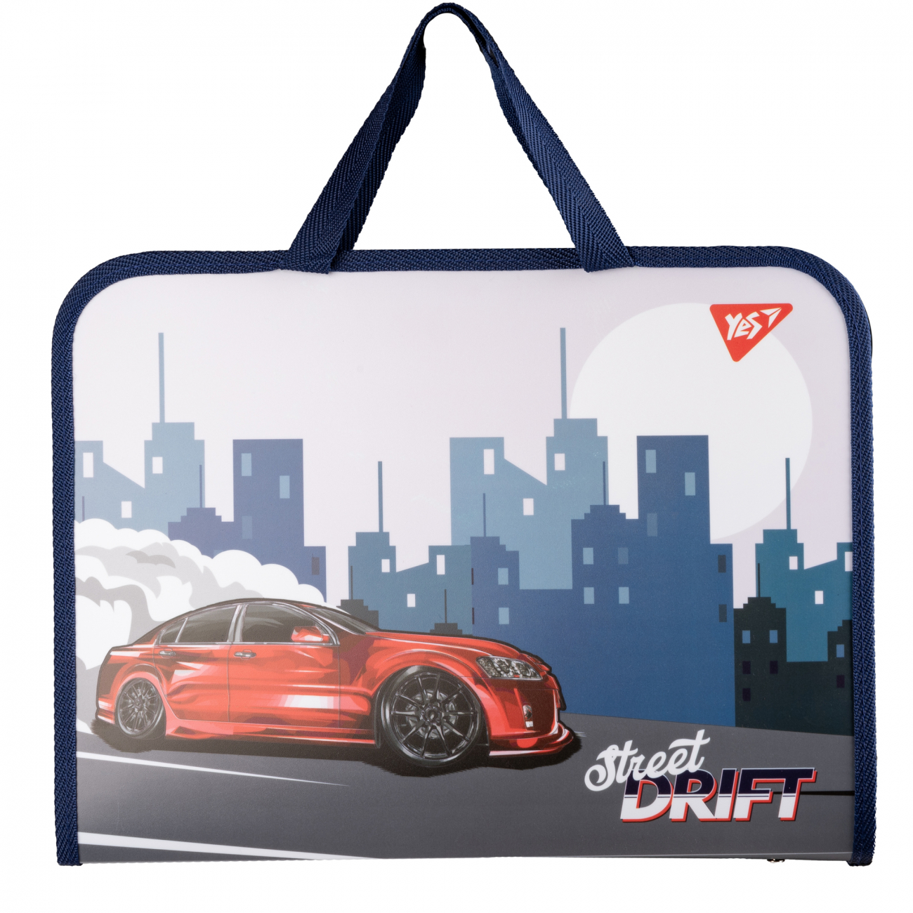 Папка-портфель FC на молнии с тканевыми ручками "Drift Attack", 492245 Yes