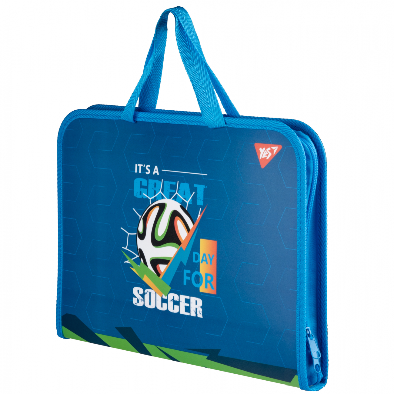 Папка-портфель FC на молнии с тканевыми ручками "Football", 492241 Yes 1
