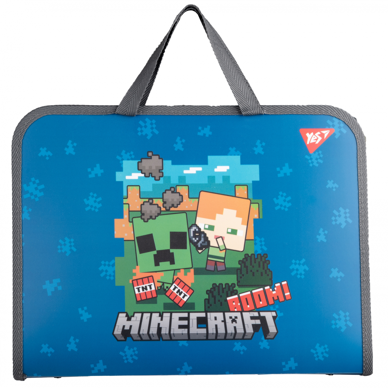 Папка-портфель FC на молнии с тканевыми ручками "Minecraft. Alex", 492237 Yes