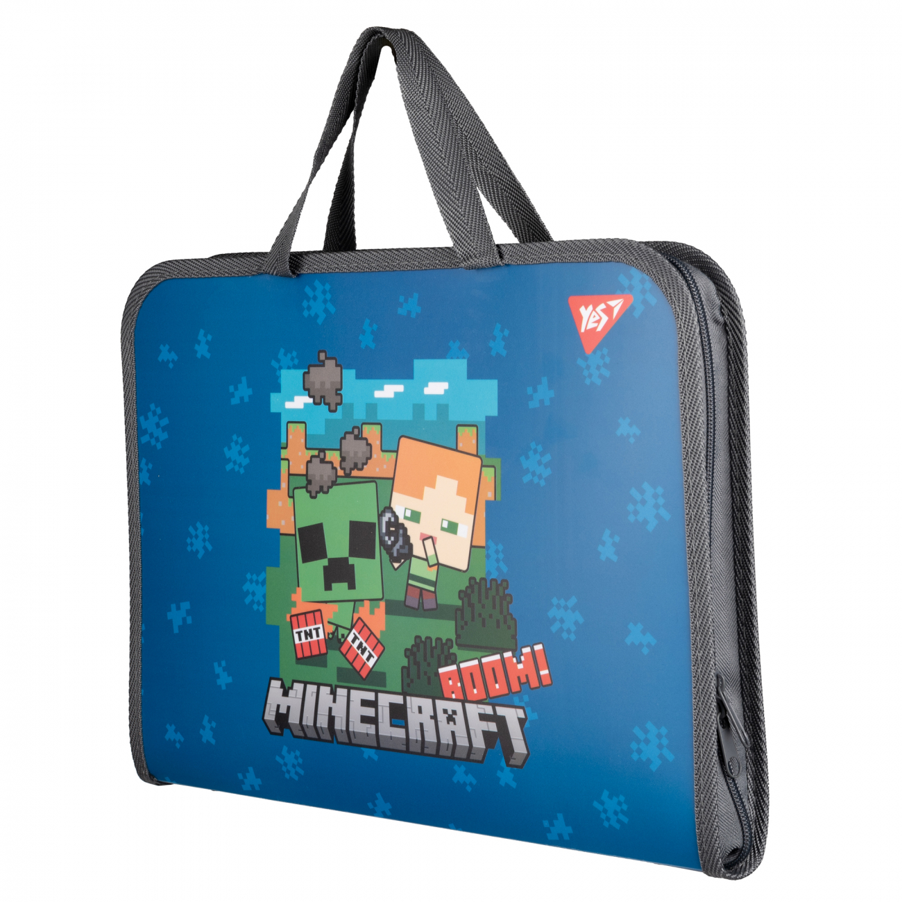 Папка-портфель FC на молнии с тканевыми ручками "Minecraft. Alex", 492237 Yes 1
