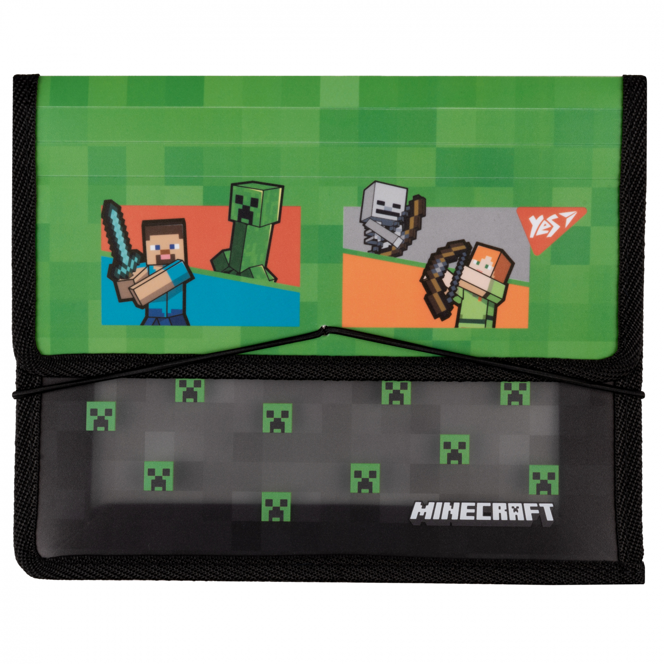 Папка для тетрадей пласт. на резинке В5 "Minecraft. Heroes", 492207 Yes