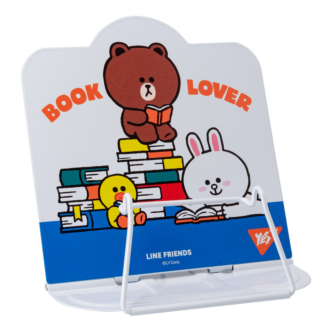 Підставка для книг фігурна "Line Friends", метал, 470514 Yes