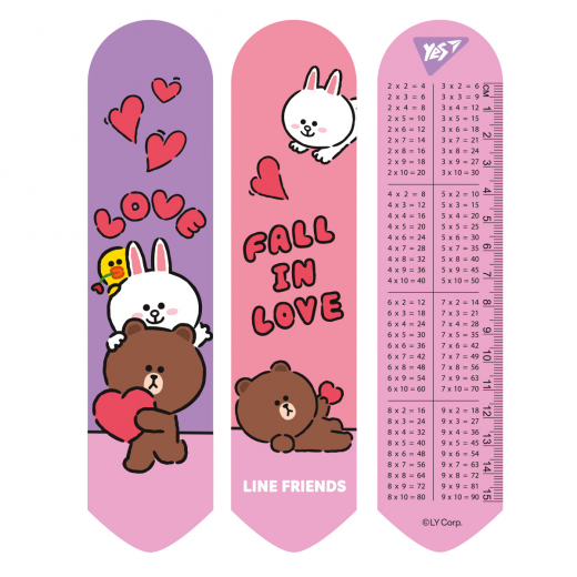 Закладинка 2D "Line Friends love", 708134 Yes