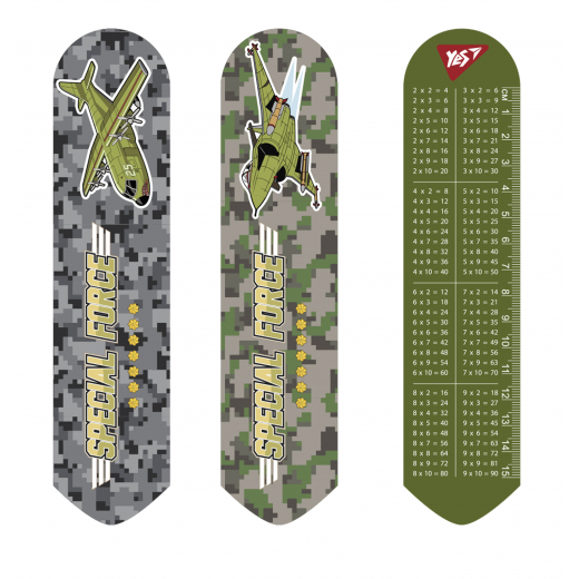 Закладинка 2D "Military", зелена, 708145 Yes