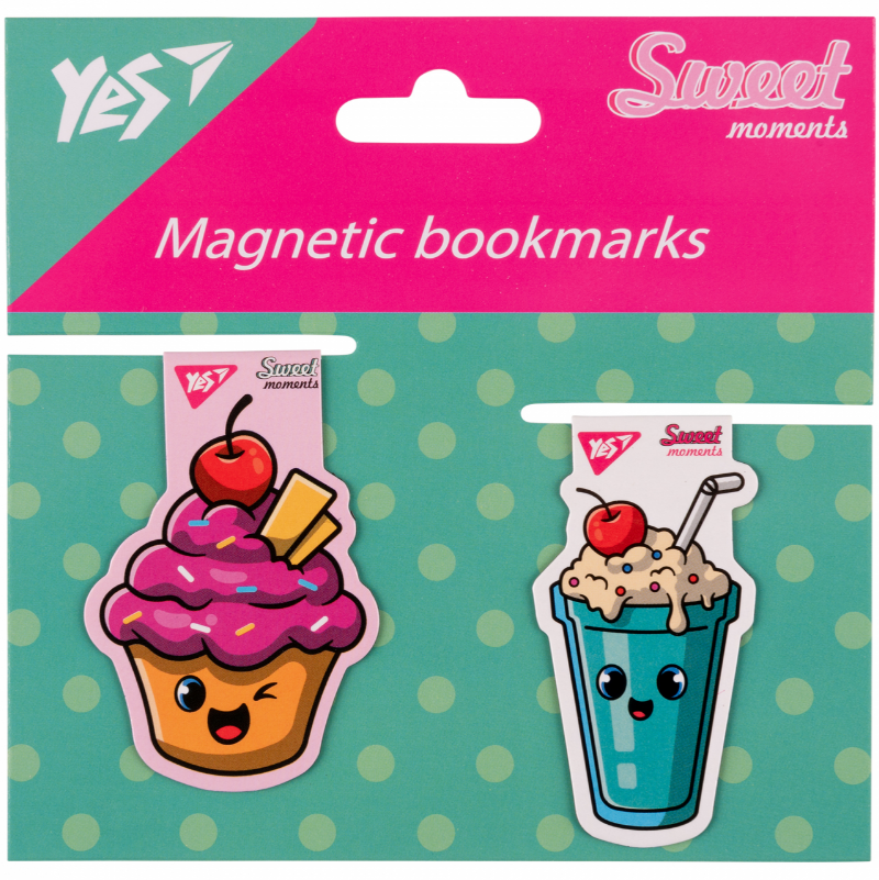 Закладки магнітні "Sweet Cream Cake", 2шт, 708114 Yes