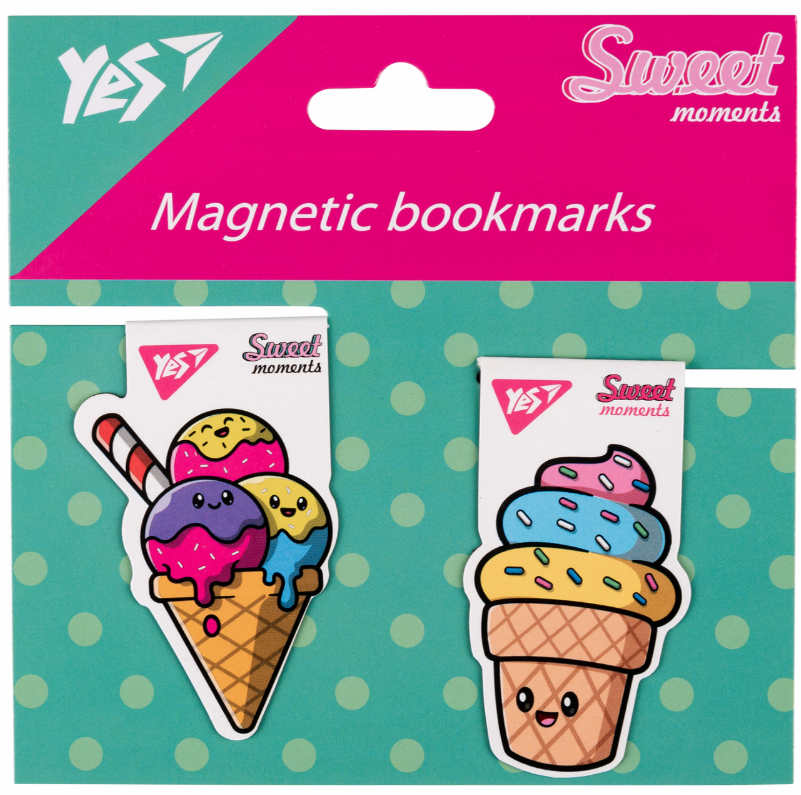Закладки магнітні "Sweet Cream Ice cream", 2шт, 708115 Yes