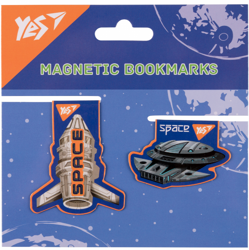 Закладки магнітні "Ultra Space", 2шт, 708117 Yes