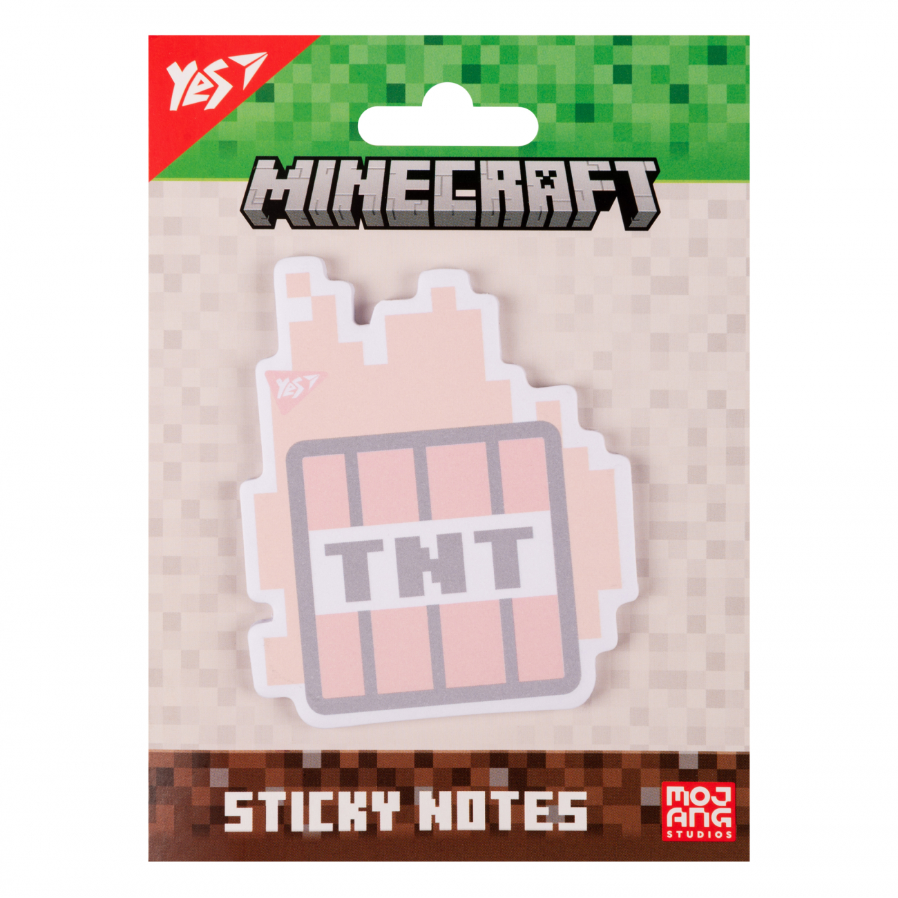 Бумага с липким слоем фигурная "Minecraft TNT" 40 листов, 170397 Yes
