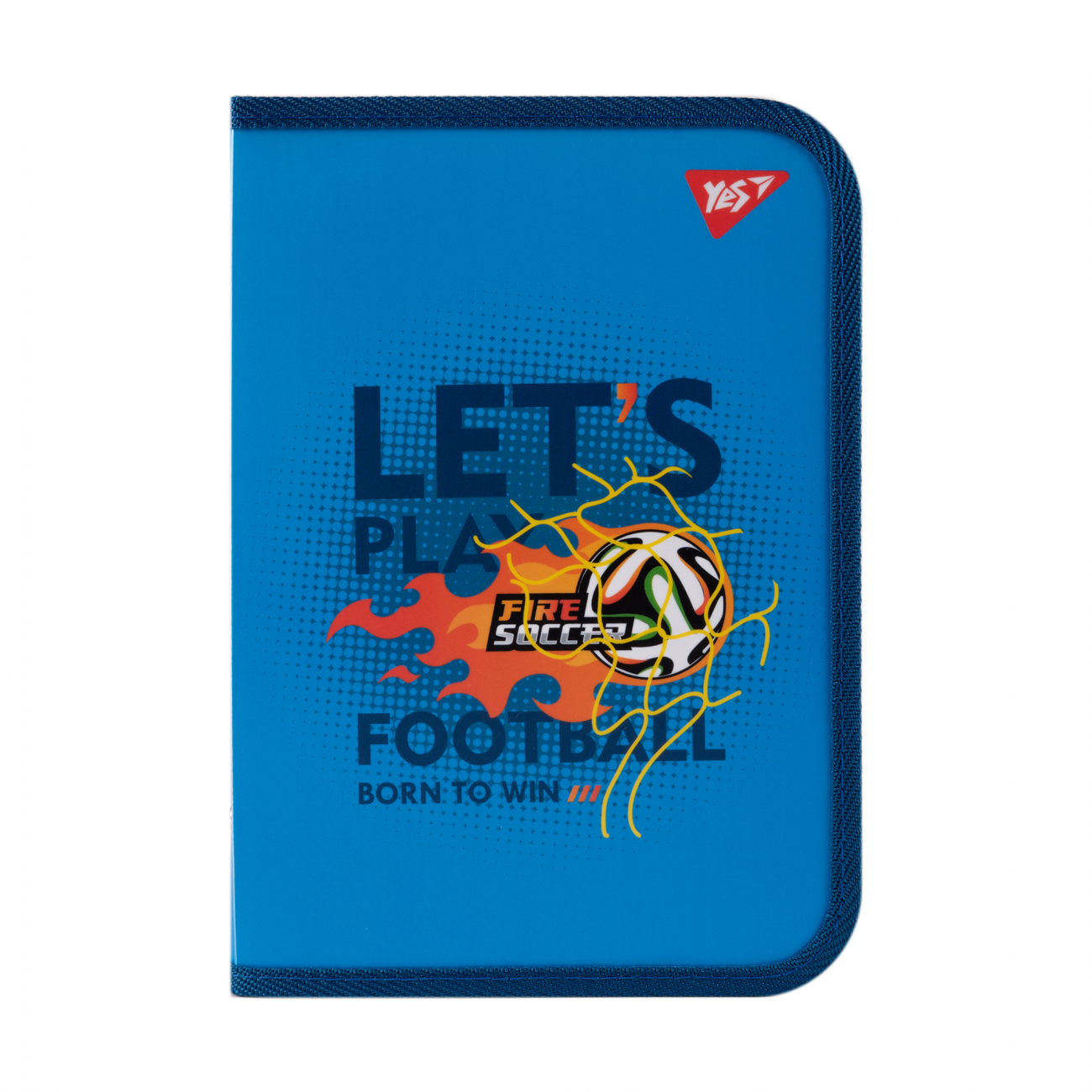 Папка для тетрадей пласт. на молнии В5 "Football", 492205 Yes