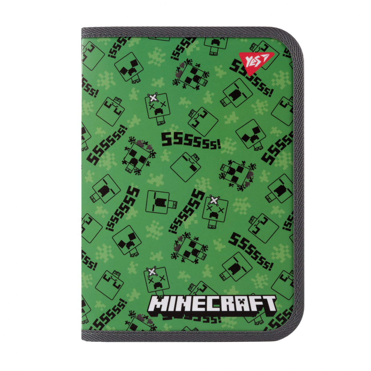 Папка для тетрадей пласт. на молнии В5 "Minecraft. Creepers", 492203 Yes
