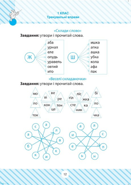 Прописи. Початкова школа. Читаємо швидко (у) 3