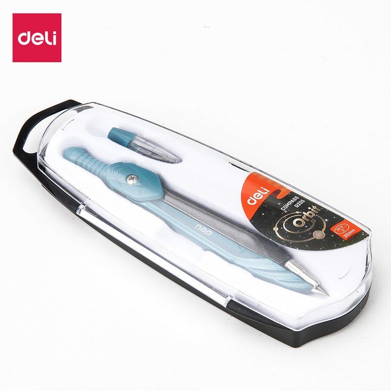 Готовальня Deli EG20502 микс 2 предмета с грифелем металлическая (69760) 2