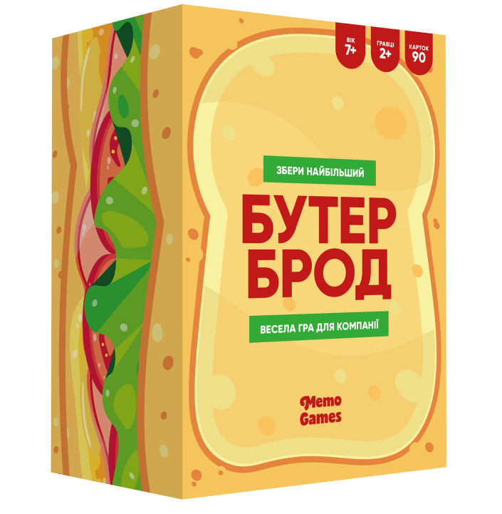 Гра настільна "Бутерброд", Memo Games, 0026