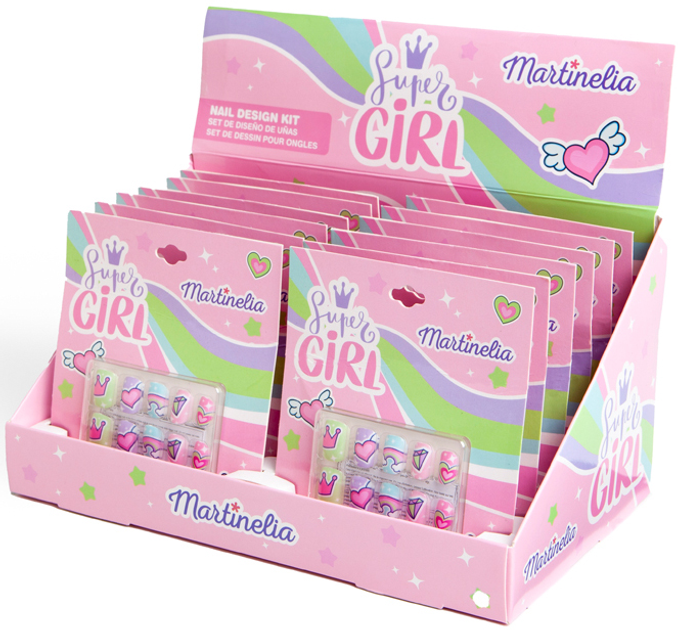 Наліпки на нігті "Supergirl", 62500, Martinelia 2