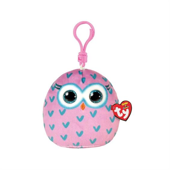 Іграшка м`яка TY Squish-a-Boos Сова "Winks" 12 см, 39573