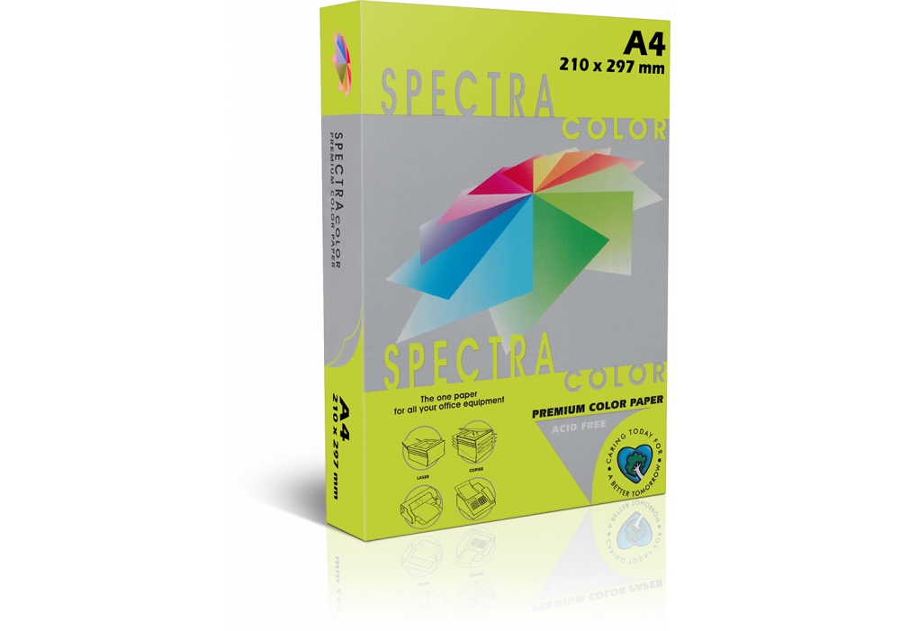 Бумага А4 500 л, 75 г/м², неон зеленый Sinarspectra 321
