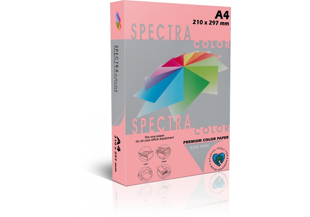 Бумага А4 500 л, 75 г/м², неон розовый Sinarspectra 342