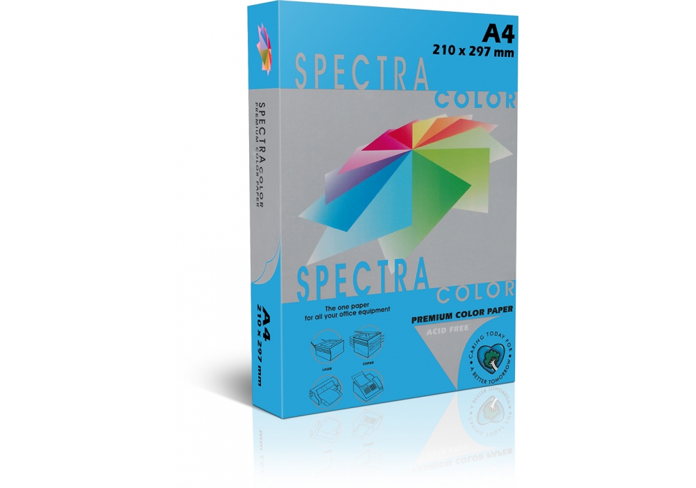 Бумага А4 500 л, 80 г/м², интенсив, синий Sinarspectra 220