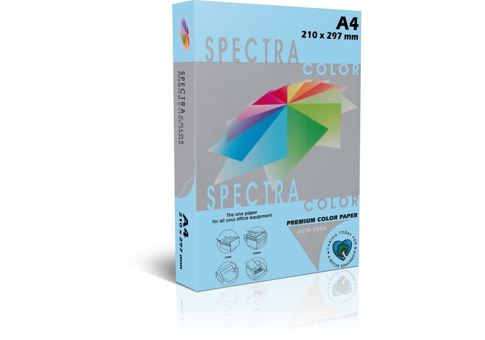 Папір A4 500 арк, 80 г/м², пастель, Ocean (блакитний) Sinarspectra 120