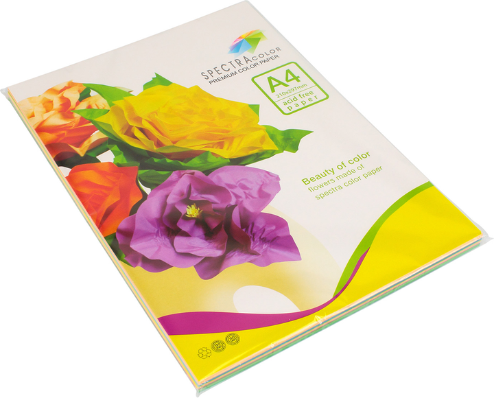 Бумага А4 100 л, 80 г/м², пастель, Spectra Color 82 "T"