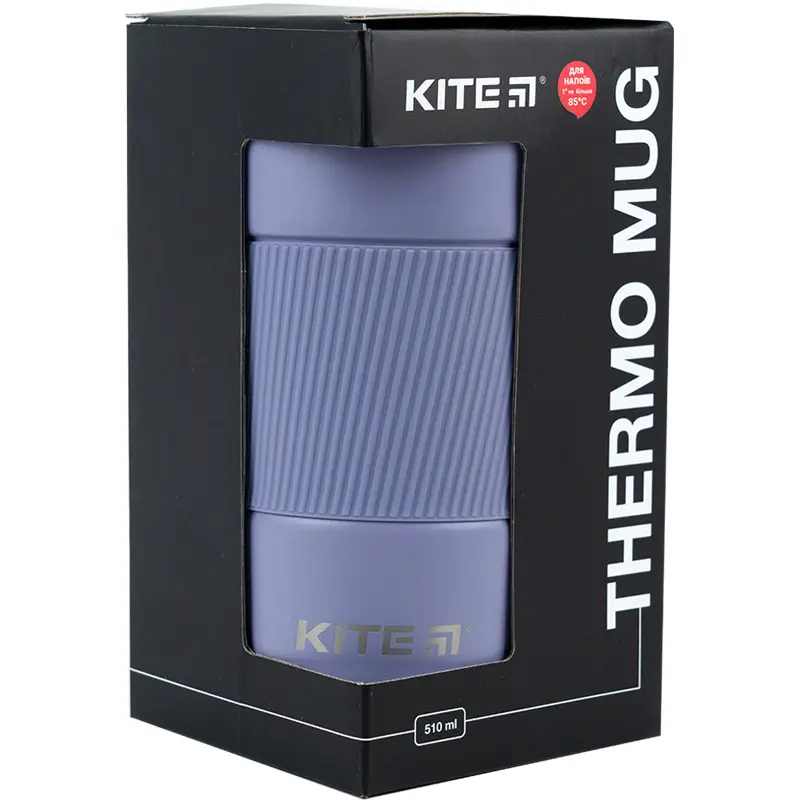 Термокружка 510 мл, фіолетова, K23-458-07 4